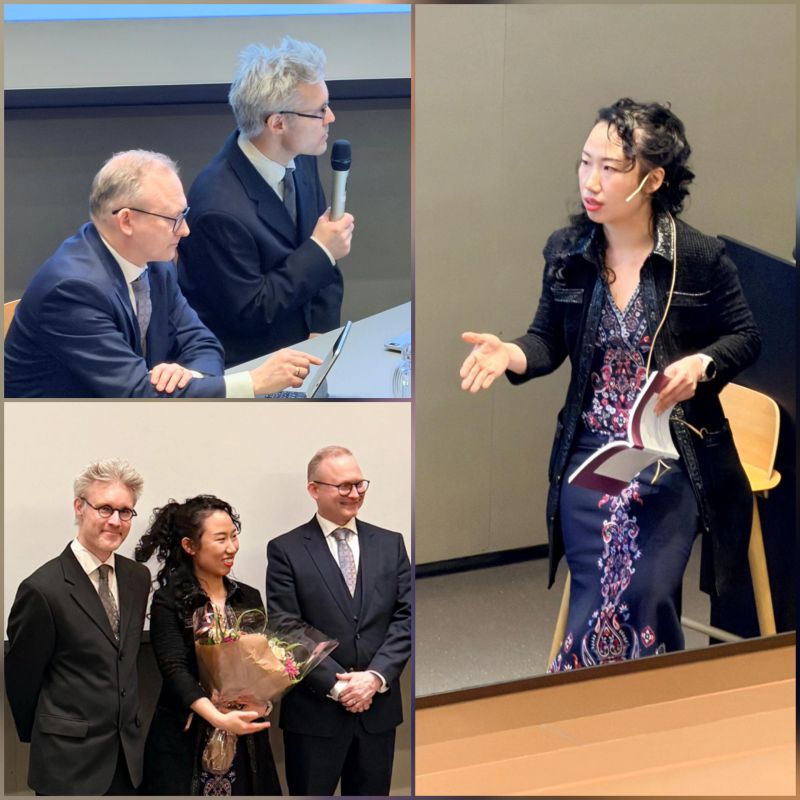 Wanxin Lai's PhD committee: Leo Lahti and Eivind Almaas